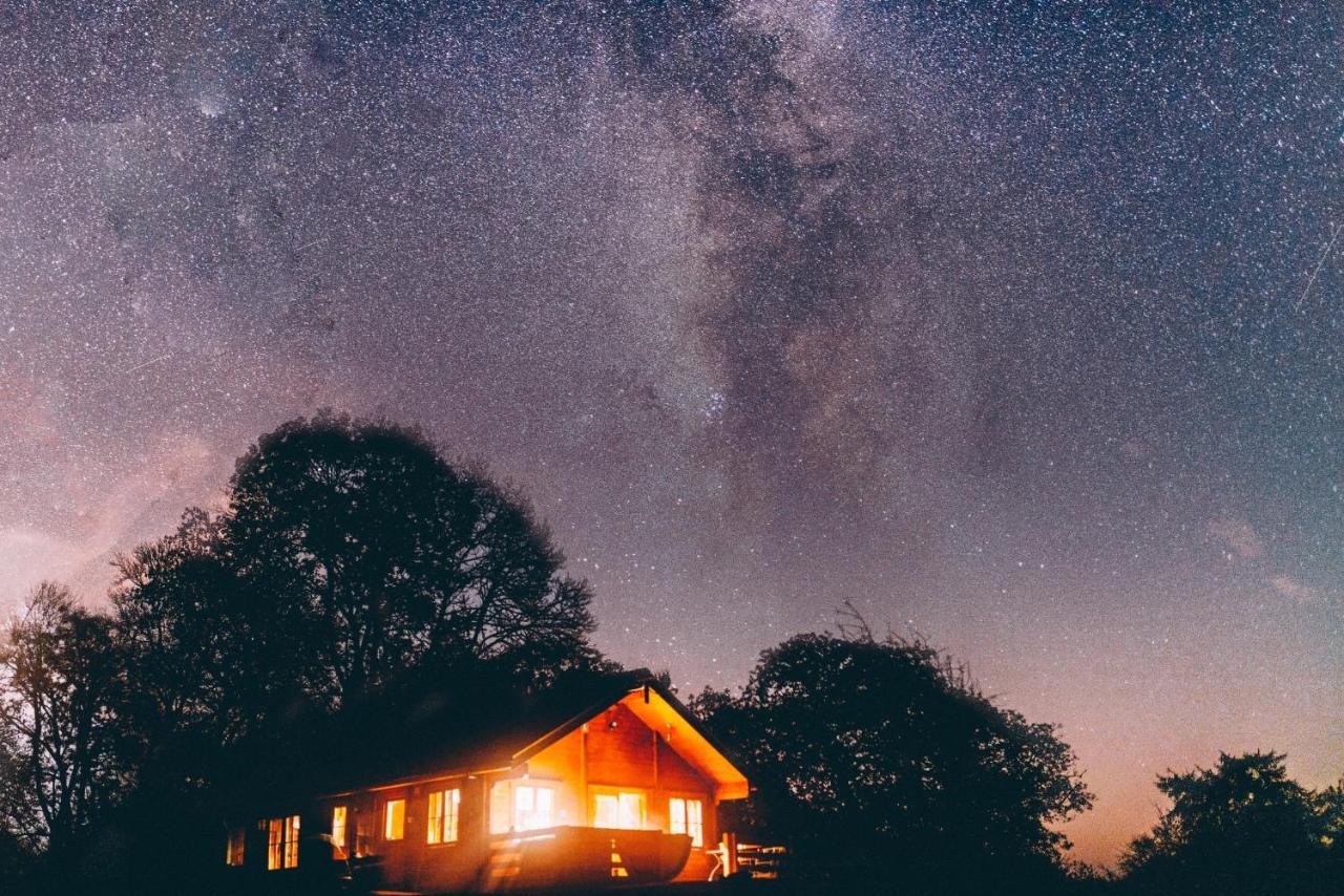 George Cabin - Log Cabin In Wales With Hot Tub نيوتاون المظهر الخارجي الصورة