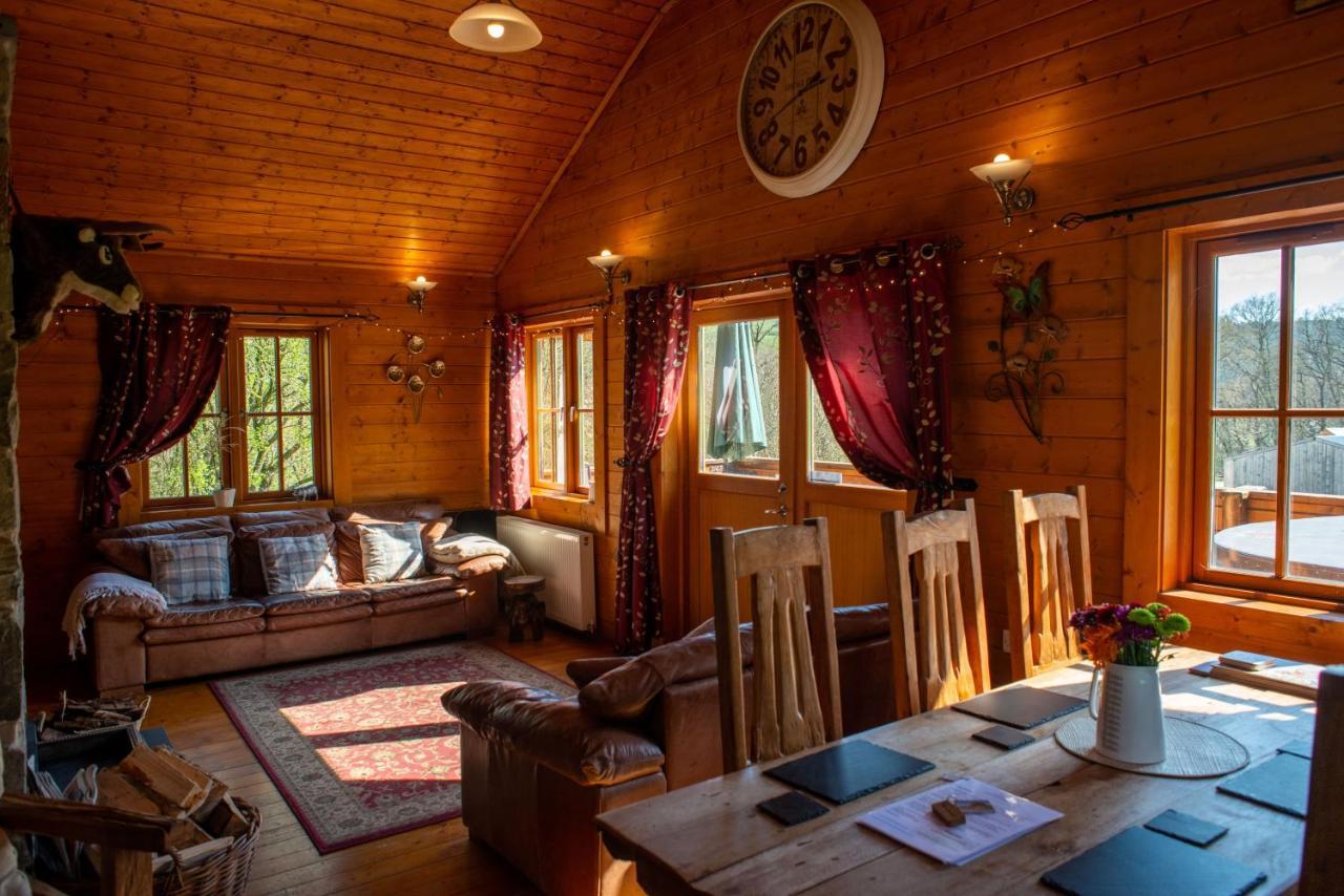 George Cabin - Log Cabin In Wales With Hot Tub نيوتاون المظهر الخارجي الصورة