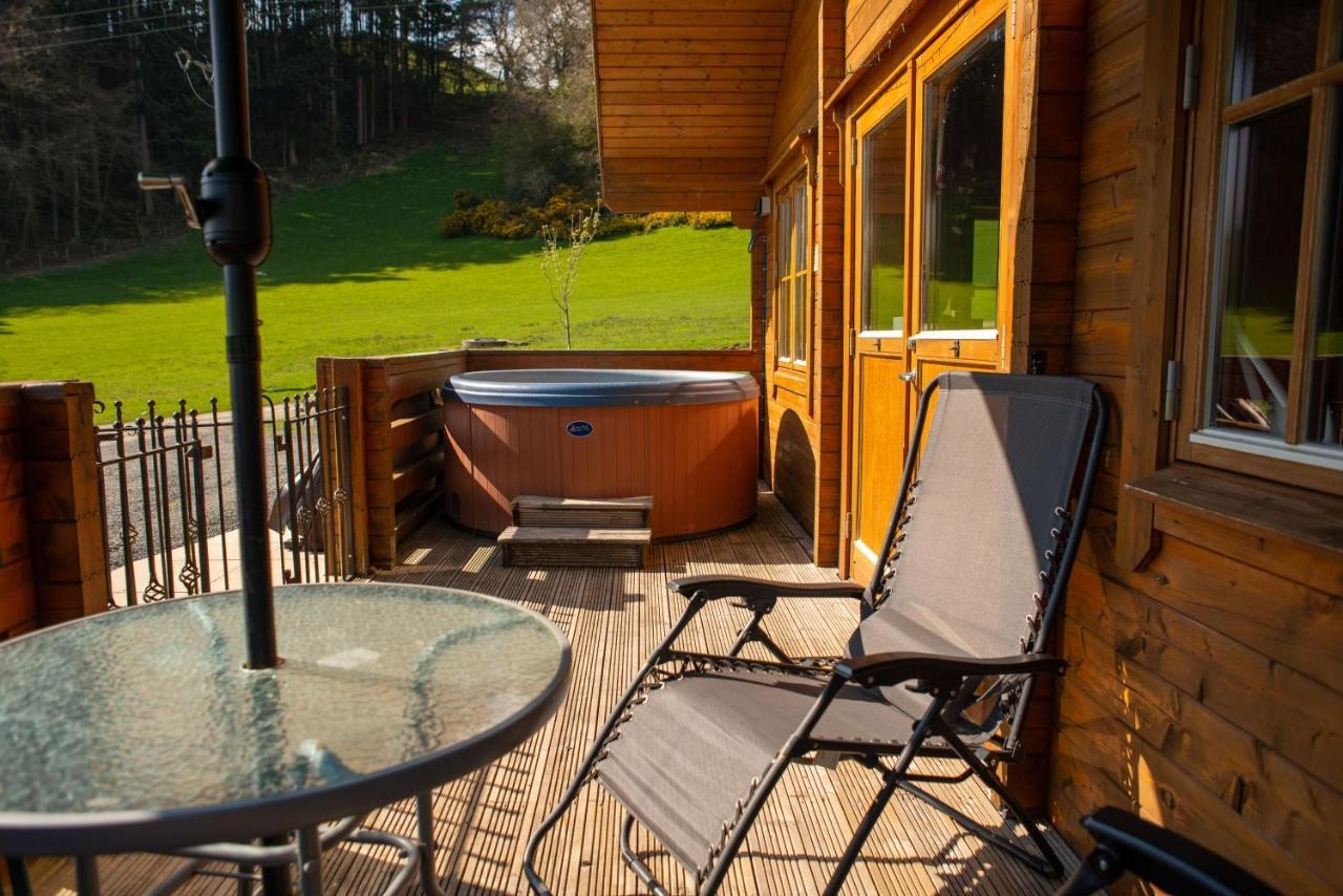 George Cabin - Log Cabin In Wales With Hot Tub نيوتاون المظهر الخارجي الصورة
